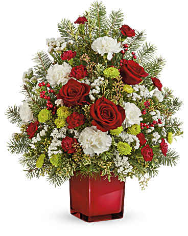 Teleflora's Radiant Winter Tree Bouquet - Teleflora