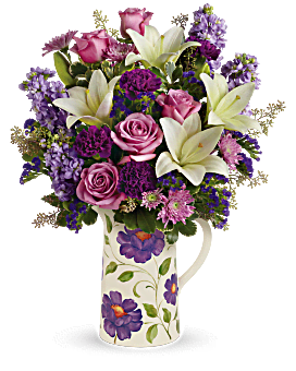 Teleflora's Garden Pitcher Bouquet - Teleflora