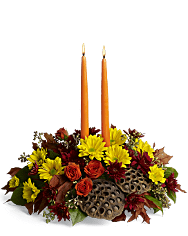 Éclat de récolte Arrangement floral en pot